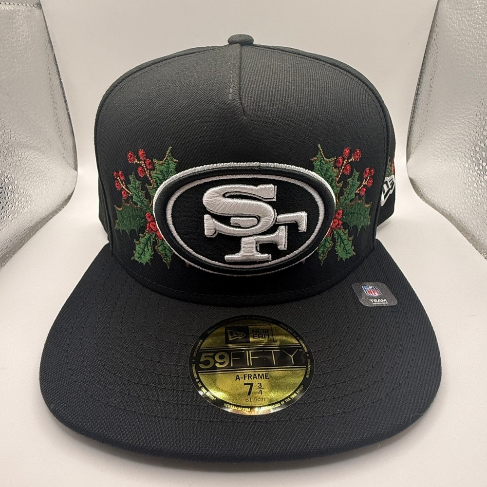 New Era 59FIFTY A-Frame San Francisco 49ers Holly Hat Black 7 3/4 60841922